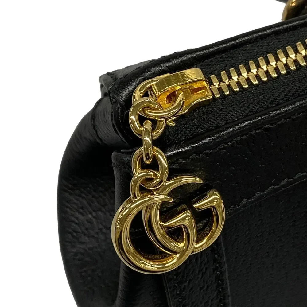 Gucci Ophidia Handbag 719882 Black Green Red
